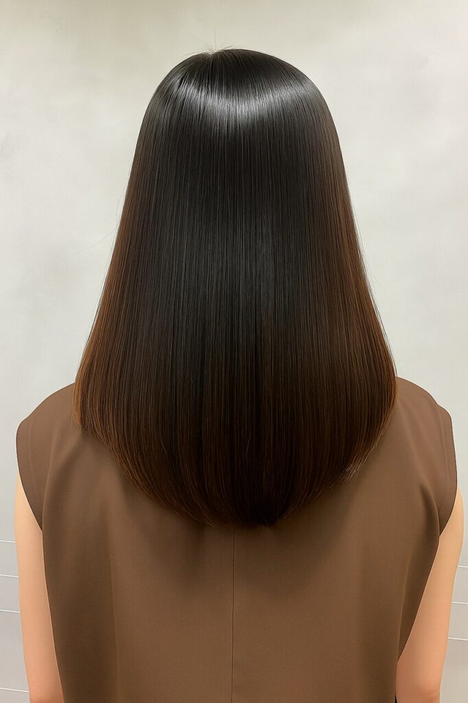 ツヤ髪ロング/髪質改善/縮毛矯正